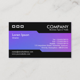 Alternating - Soft Gradients Business Card