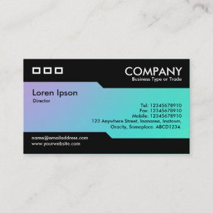 Alternating - Soft Gradients Business Card
