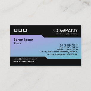 Alternating - Soft Gradients Business Card