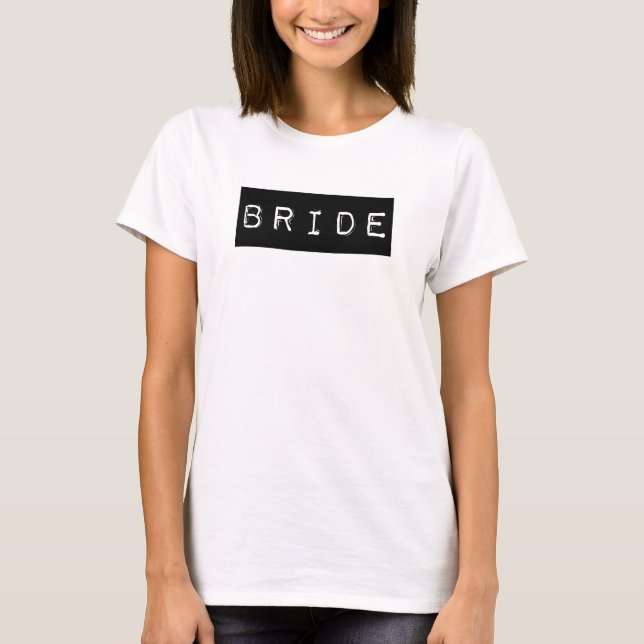 Alternative Bride | Black Label | Wedding Party T-Shirt (Front)