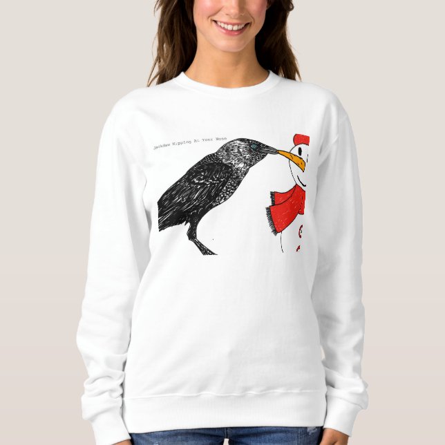 Alternative Christmas Jumper - Jackdaw Sweatshirt (Front)