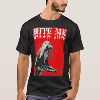 Alternative Clothes Aesthetic Goth Women  Bite Me  T-Shirt