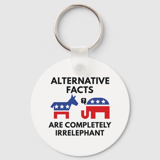 Alternative Facts Key Ring (Front)