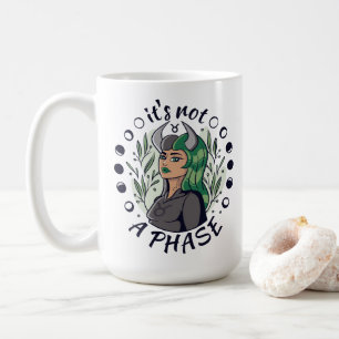 Alternative Gothic Girl Art It's Not a Phase Coffee Mug