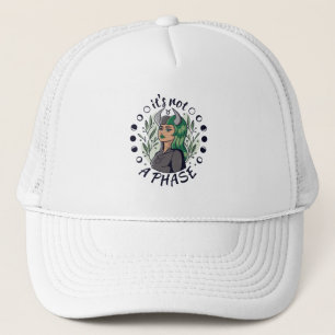 Alternative Gothic Girl Art It's Not a Phase  Trucker Hat