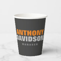 Alternative Perfect Size Grey Orange Bold Text