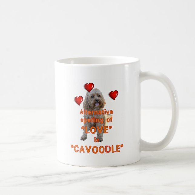 alternative spelling of LOVE is CAVOODLE Coffee Mug (Right)