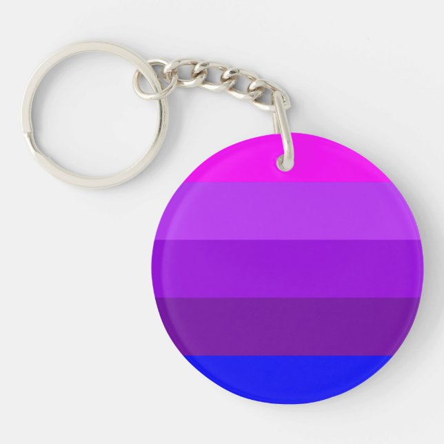 Alternative Transgender Pride Flag Key Ring (Front)