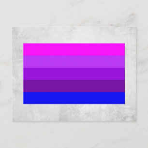 Alternative Transgender Pride Flag Postcard
