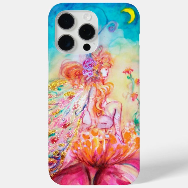 ALTHEA /Whimsical Fairy on the Pink Flower Case-Mate iPhone Case (Back)