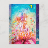 ALTHEA /Whimsical Fairy on the Pink Flower
