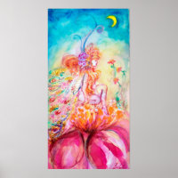 ALTHEA /Whimsical Fairy on the Pink Flower
