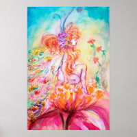 ALTHEA /Whimsical Fairy on the Pink Flower