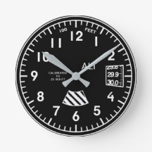 Altimeter clock