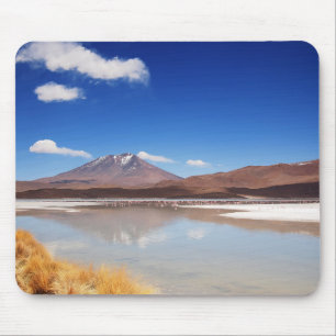Altiplano landscape with volcano in Bolivia Mouse Pad