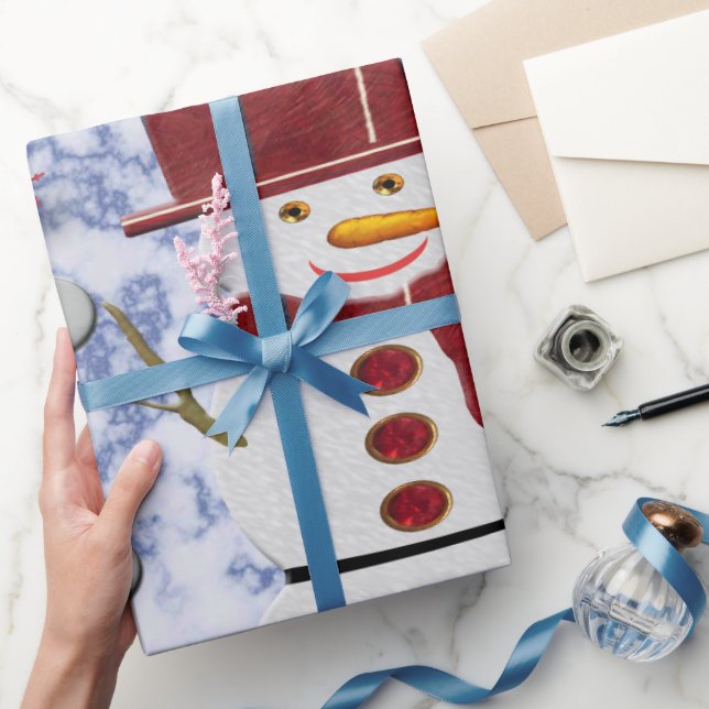 Alto Cheerful Snowman Wrapping Paper (Gifting)