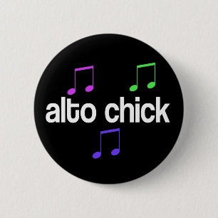 Alto Chick Music Button
