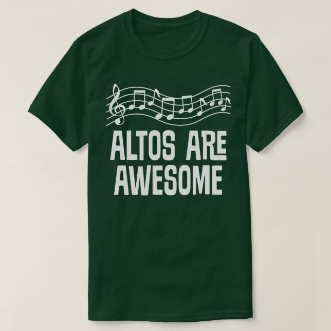 Alto Choir Singer T-Shirt (Design Front)