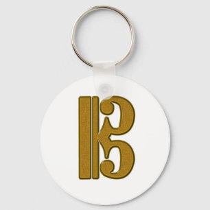 Alto Clef Key Ring
