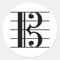 Alto Clef on Staff