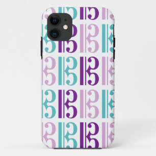 Alto Clef - Purple and Teal Case-Mate iPhone Case