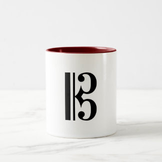alto-clef Two-Tone coffee mug
