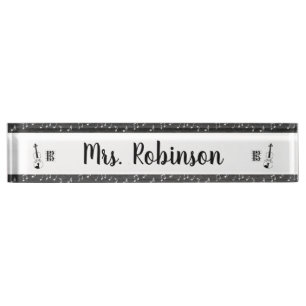 Alto Clef Viola Nameplate