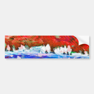 alto ilmari - autumn landscape bumper sticker