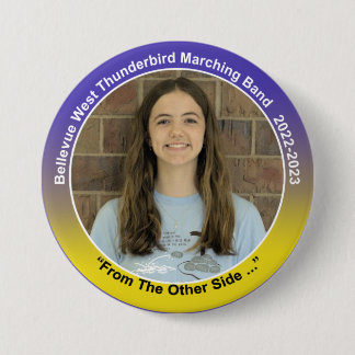 Alto Sax Katie 10 7.5 Cm Round Badge