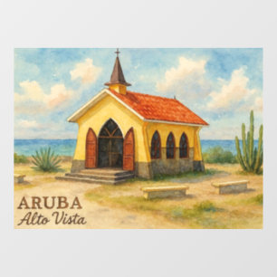 Alto Vista Aruba watercolor