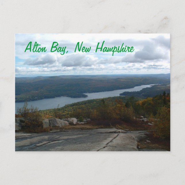 Alton Bay New Hampshire postcard (Front)