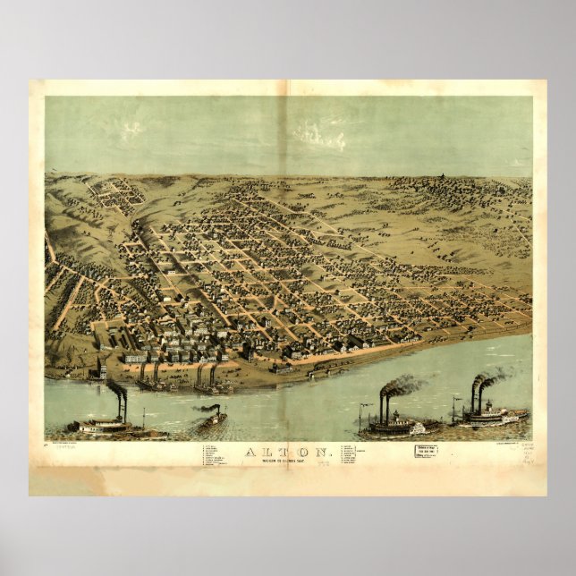Alton, Illinois (1867) Poster (Front)