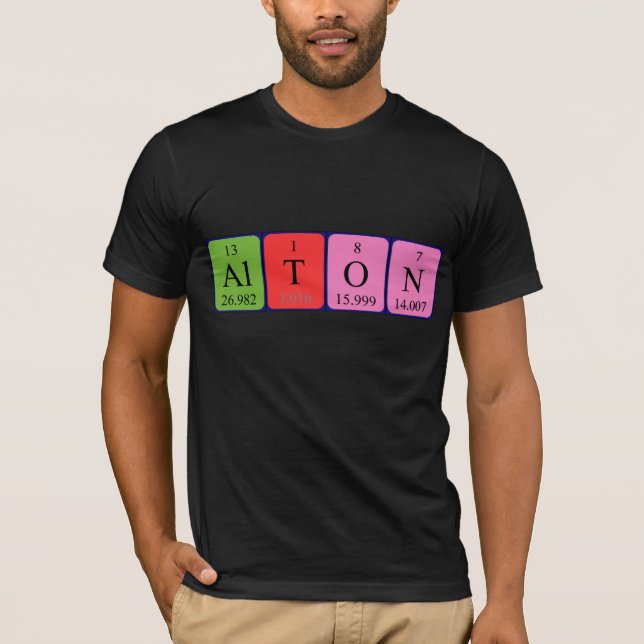 Alton periodic table name shirt (Front)