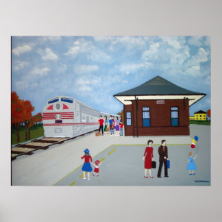 Alton Train Station Poster