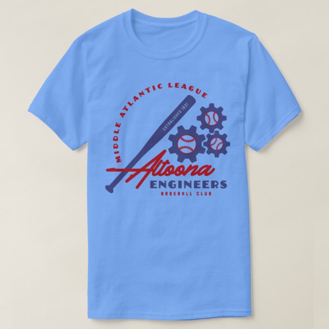 Altoona Engineers Baseball T-Shirt (Design Front)
