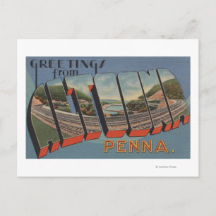 Altoona, Pennsylvania - Large Letter Scenes Postcard