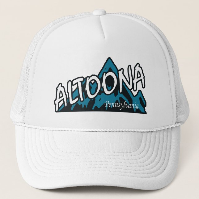Altoona Pennsylvania Mountains Trucker Hat (Front)