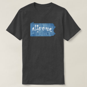 Altoona Pennsylvania Wood Grain T-Shirt