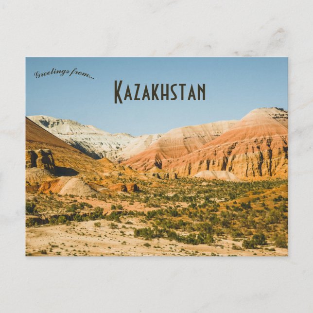 Altyn Emel National Park Kazakhstan Postcard (Front)