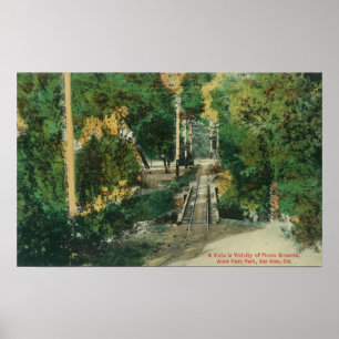 Alum Rock Park Picnic Grounds Vista View Poster