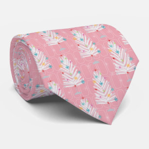 Aluminium Christmas Trees Pink Christmas Tie