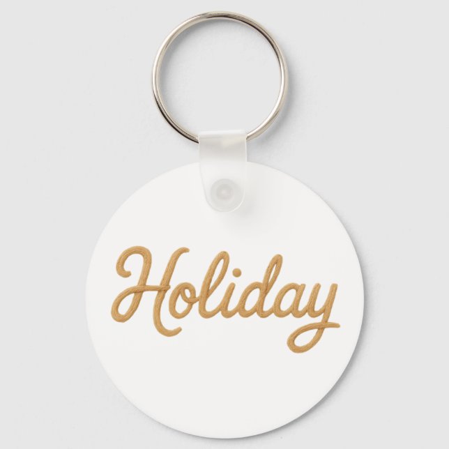 Aluminium Circle, 2" Key Ring (Front)