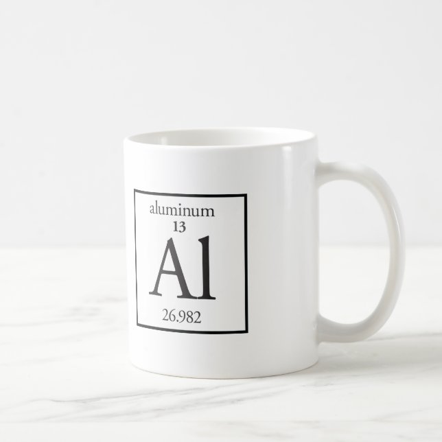 Aluminium Coffee Mug (Right)