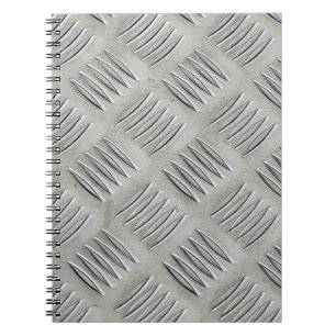 Aluminium Diamond Pattern Notebook