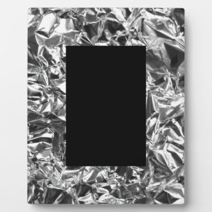 Aluminium Foil Design Silver Colour Plaque