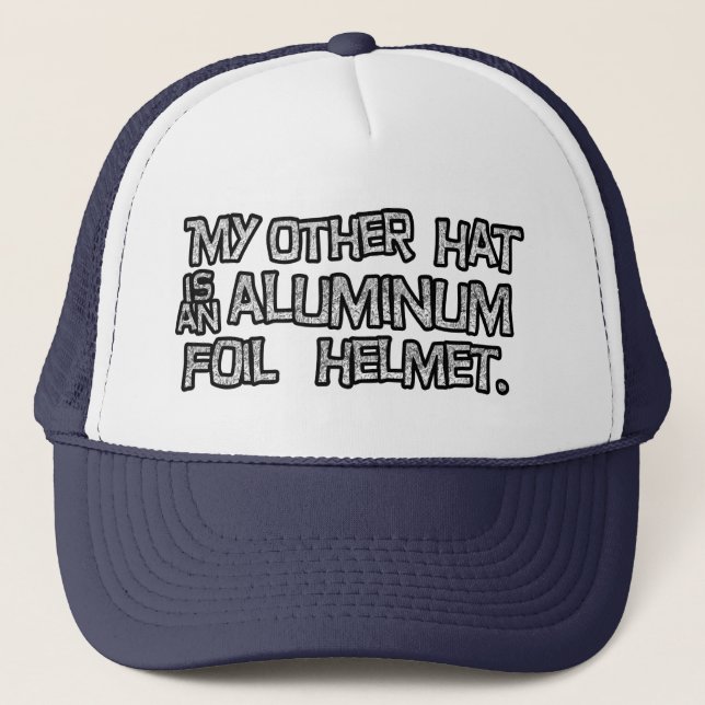 Aluminium Foil Helmet Hat (Front)