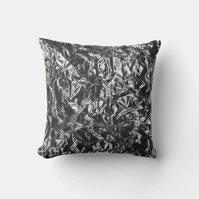 Aluminium Foil Metal Texture Cushion (Front)