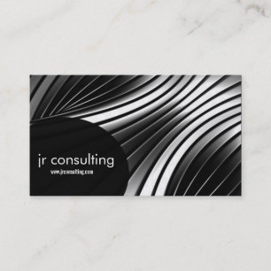aluminium stripes abstract business card