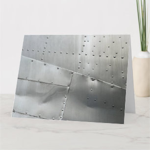 Aluminum Aircraft Skin Card