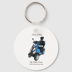 Aluminum Round Keychain
